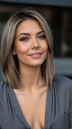 Discover the latest summer hair cuts ideas for 2020, from medium to long hair layers for face framing to medium length styles. Get inspired with trendy looks for 2020, 2023, and beyond, including shorter and late options. Hair Colour Medium Length, Medium Length Haircut With Layers Straight Hair Side Part, Long Bob Textured Messy Lob, Straight Hairstyles For Shoulder Length, Long Bangs With Medium Hair Straight, Graduated Layers Medium, Medium Length Wedge Haircut, Medium One Length Hair, Medium Length Haircuts For Women Over 40