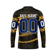 Personalized NHL Nashville Predators Specialized Off - Road Style Unisex Tshirt Customizable Casual Jersey With Sublimation Print, Casual Sublimation Print Jersey For Customization, Casual Jersey With Sublimation Print For Customization, Casual Jersey With Custom Print, Long Sleeve Jersey Tops For Streetwear, Sports Long Sleeve Hoodie With Sublimation Print, Long Sleeve Sports Hoodie With Sublimation Print, Long Sleeve Team T-shirt For Streetwear, Long Sleeve T-shirt With Team Name For Streetwear