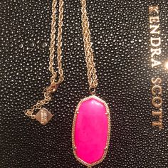 Simply Stunning Neon Pink Kendra Scott Rayne. This Is Not Magenta. Very Hard To Find, Ladies !! Excellent Condition. No Tarnishes Or Wear And Tear. Kendra Scott Jewelry, Kendra Scott, Neon Pink, Pink And Gold, Womens Jewelry Necklace, Neon, Jewelry Necklaces, Women Jewelry, Pink