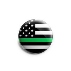 Thin Green Line Flag Topper -  - Beyond The Scrubs Rangers Game, Park Rangers, Federal Agent, Border Patrol, Law Enforcement Officer, Id Badge Reels, Park Ranger, Id Badge, Law Enforcement