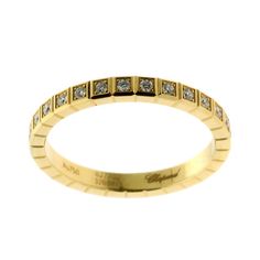 Chopard Ice Cube Diamond Eternity Gold Ring 0000262 Chopard Ice Cube, Eternity Ring Gold, Cube Pattern, Ring Pictures, Gold Band Ring, Eternity Ring Diamond, Round Rings, Diamond Eternity, Cartier Love Bracelet