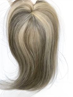 Crown Topper, Grey Blonde Hair, Pepper Color, Female Hair, Hair Topper, Mixed Hair, Ponytail Hair Extensions, Brown Blonde, Hair Wraps