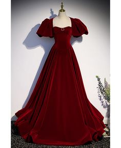 Get 10% off now! Buy elegant long velvet evening dress with bubble sleeves at cheap price online. Free stable shipping and pro custom service since 2009. Elegant Puff Sleeve Evening Dress For Banquet, Elegant Puff Sleeve Mini Dress For Prom, Velvet Dress For Prom Season Banquet, Velvet Dress For Prom Season And Banquets, Fitted Puff Sleeve Dress For Prom, Velvet Puff Sleeve Evening Dress, Floor-length Velvet Dress For Banquet, Elegant Velvet Dress For Prom Season Banquet, Elegant Velvet Dress For Banquet And Prom Season