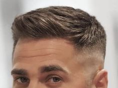 Trendy Long Hairstyles, Crew Cut Hair, Gentleman Haircut, Beckham Hair, Mid Fade Haircut, Short Hair With Beard