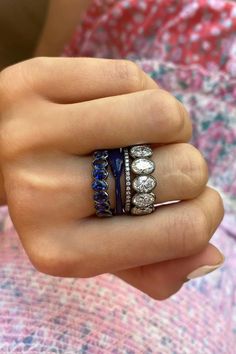 Jessica Mccormack, Diamond Eternity Bands, Sapphire Eternity Band, Eternity Rings, Diamond Jewel, Luxury Diamonds, Mom Jewelry, Classy Jewelry, Stacked Jewelry