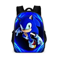 The Sonic Animation Backpack is designed for fans of the character, offering a vibrant and dynamic way to carry your essentials. This backpack combines style with functionality, featuring a bold Sonic print that stands out. It's perfect for school, travel, or casual outings. Features: Material: Made from durable polyester fabric for long-lasting use. Intended Age Range: Suitable for children and teens. Special Features: Spacious main compartment and front pocket for organized storage. Padded, ad Preschool Travel, Girl Backpacks School, Stamped Bracelet, Student Bag, Childrens Backpacks, Travel Workout, Backpack Sport, Kids Prints, Toddler Preschool