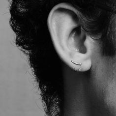 Introducing our collection of mens edgy stud earrings, designed to add a bold and unique touch to any outfit. Handcrafted with meticulous attention to detail, these earrings feature a sleek and modern design that perfectly embodies a sense of edginess. Please check size before ordering - Sizing is 10mm from the pierced hole to the bottom of earlobe which is standard for most people, please check this size will fit your ear as some people  have larger or smaller earlobes and refunds can't be acce Some People, Jewelry Earrings Studs, Favorite Jewelry, Special Events, Modern Design, Sense, Jewelry Earrings, Accessory Gift, Sleek