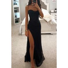 color: QD283-black, size: L Gaun Koktail, Party Long Dress, Long Dresses Elegant, Evening Dresses With Sleeves, Looks Party, Prom Dress Inspiration, Cute Prom Dresses, Dress Sleeve Styles, فستان سهرة