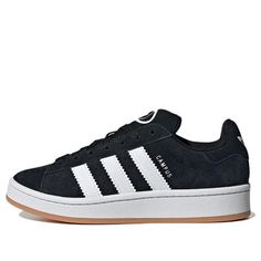 (GS) Adidas Originals Campus 00S 'Black White Gum' HQ6638 (SNKR/Skate/Casual/Low Top/Big Kid/Non-Slip/Wear-resistant) Adidas Campus 00s, Digital Closet, Black Gums, Adidas Campus, List Ideas, Birthday Wishlist, Dream Board, Black Canvas, Big Kid