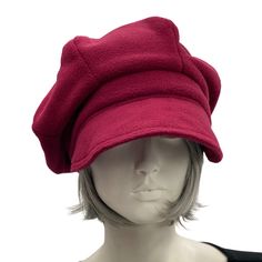 "HANDMADE IN THE USA This is the women's fleece Newsboy Cap also known as the Baker Boy Cap. It is available in many colors.  A chic and classic winter hat. Perfect for anyway and everyday! The Newsboy gives full head coverage. A fun way to keep your head and your ears warm whilst looking super stylish! Made in a soft warm fleece and fully lined in a satin Easy to wear or keep folded in your bag when not in use. A stunning go-to for any occasion. Everybody looks good in a Newsboy! Shown here wit Bakerboy Hat, Newsboy Cap Women, Baker Boy Cap, Baker Boy Hat, Ruffle Scarf, Newsboy Hat, Fleece Hat, Baker Boy, Gift For Best Friend