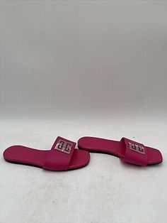 ad eBay - Givenchy Women's Logo Slide Sandals Pink Size 37 - Buy Now, click the link (eBay) Designer Flat Slides For Summer, Designer Summer Flat Slides, Summer Designer Flat Slides, Designer Synthetic Slides For Summer, Designer Synthetic Sandals For Beach, Designer Round Toe Summer Slides, Designer Round Toe Slides For Summer, Designer Slides With Flat Heel For Summer, Designer Flat Synthetic Sandals