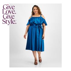 in stock Elegant Cold Shoulder Midi Dress For Summer, Spring Formal Cold Shoulder Dress, Formal Off-shoulder Cold Shoulder Spring Dress, Elegant Spring Cold Shoulder Midi Dress, Elegant Spring Midi Dress With Cold Shoulder, Elegant Cold Shoulder Midi Dress For Spring, Cold Shoulder Midi Dress For Spring Parties, Chic Cold Shoulder Midi Dress For Spring, Trendy Plus Size Clothing