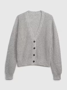 Shaker-Stitch Cardigan | Gap Classic Gap Cardigan For Fall, Classic Gap Fall Cardigan, Gap Cardigan With Button Closure For Fall, Gap V-neck Fall Sweater, Gap Button-up Cardigan For Fall, Casual V-neck Sweater By Gap, Casual Gap V-neck Sweater, Gap Cardigan With Button Closure And Long Sleeves, Gap Long Sleeve Cardigan For Layering