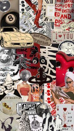 a collage of various images with different things on them