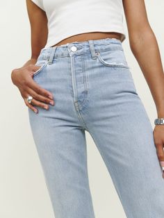 Cynthia High Rise Straight Long Jeans | Reformation Jeans Reformation, Straight Long Jeans, Long Jeans, Levi Jeans, Mom Jeans, Straight Leg, High Rise, Pants, Trousers