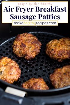 Start your day right with fresh breakfast sausage patties in your air fryer! This guide shows you how to master the art of cooking pork sausage patties in the air fryer, ensuring they’re perfectly juicy and flavorful. Suitable for keto, paleo, and gluten free diets, these patties can be a staple in your healthy breakfast lineup. Air Fryer Sausage Patties, Air Fryer Breakfast Sausage, Airfryer Breakfast, Air Fryer Sausage, Breakfast Sausage Patties, Air Fryer Breakfast, Breakfast Sausage Links, Fried Sausage, Sausage Patties