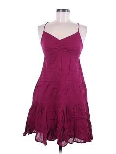 Gap Cocktail Dress Size: X-Small Burgundy Dresses - used. 100% COTTON, Halter, Short, Sleeveless | Gap Cocktail Dress: Burgundy Dresses - Used - Size X-Small Casual Spaghetti Strap Dress By Gap, Gap Sundress For Summer, Gap Cotton Mini Length Dress, Gap Summer Sundress, Gap Cotton Knee-length Midi Dress, Gap Summer Mini Dress, Gap Cotton Sundress, Gap Knee-length Cotton Midi Dress, Fitted Cotton Mini Dress By Gap