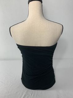 Mossimo Women's Shirt Size Large Material: cotton and spandex Color: black Super stretchy, soft bag 4n1 JN Versatile Black Tops With Built-in Bra, Versatile Black Top With Built-in Bra, Black Cotton Tops With Built-in Bra, Black 4-way Stretch Elastane Tops, Versatile Black Top With 4-way Stretch, Versatile Black 4-way Stretch Top, Stretch Elastane Foldover Top, Black Sleeveless Tops With 4-way Stretch, Solid Cotton Tops For Night Out