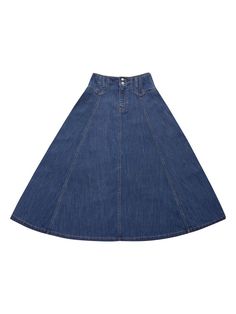 This is a trendy and casual skirt by Wrangler that is made out of high quality and sturdy material. With distinctive mood of the design and young streetwear look, you can style it for your trendy daily outfit.- Maxi length and feminine A line silhouette- High waistline and flared look- YKK zipper closure Trendy Cotton Flared Denim Skirt, Trendy Denim Flared Skirt Bottoms, Spring Cotton Skirt, Hip-length, High Rise Fitted Denim Skirt For Streetwear, Fitted Blue Denim Skirt For Streetwear, Fitted Denim Skirt For Spring Streetwear, Dark Wash High Rise Relaxed Fit Skirt, Trendy Full-length Cotton Denim Skirt, Trendy Full-length Cotton Skirt