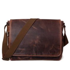 Wilson Leather Crossbody Bag | Leather Crossbody Bag For Men — Classy Leather Bags Classic Brown Waxed Canvas Laptop Bag, Brown Waxed Canvas Rectangular Laptop Bag, Brown Waxed Canvas Briefcase, Rectangular Laptop Bag In Waxed Canvas, Rectangular Shoulder Bag With Brass Hardware, Rectangular Shoulder Bag With Brass Hardware For Everyday, Rectangular Waxed Canvas Laptop Bag, Brown Waxed Canvas Rectangular Briefcase, Classic Waxed Canvas Rectangular Briefcase