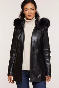 click to expand Hood Outfits, Leather Coat With Fur, Lambskin Leather Blazer, Vest Quilted, Leather Jackets For Men, Leather Coat Womens, Cotton Lycra Fabric, Fur Hood Coat, Trench Coat Style