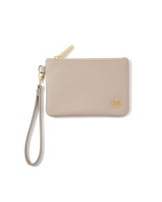 Take your adorable styles to go with the Travel Pouch in Taupe. A petite zippered pouch with a convenient wrist strap, this pouch is the perfect way to hold your everyday essentials for on-the-go styling. Metal Gold Plated Over Brass Material Body: Pebble Grain Pu, Lining: Twill Polyester Closure Metal Logo Puller Size 6.4" X 4.5" X .5"Due to the one-of-a-kind nature of the medium, exact colors and patterns may vary slightly from the image shown. | Kendra Scott Travel Pouch in Taupe | Faux Leath Trendy Everyday Pouch With Zipper Closure, Trendy Zipper Pouch For On-the-go, On-the-go Pouch Wristlet With Zipper Closure, Trendy Zipper Pouch, Chic Pouch With Zipper Closure For On-the-go, Elegant Travel Coin Purse With Zipper Pocket, Elegant Coin Purse With Zipper Pocket For Travel, Chic On-the-go Pouch With Zipper Closure, Trendy Travel Coin Purse With Zipper