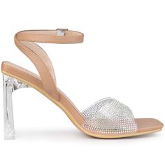 These transparent multicolored rhinestone sandals allow you to attract everyone's attention on various occasions. They are comfortable to wear and can keep you comfortable all day long. You will definitely like them. Chunky Heel; Clear Heels; Rhinestone Sandals; Ankle Strap; Vamp: Faux Leather; Outsole: Rubber; Heel: PC; Heel Height: 4.1 inches (10.5 cm). Elevate your body type and make you naturally look comfortable in your skin and body. Good options for parties, sweet dating, shopping, festiv Glamorous Sandals With Clear Ankle Strap, Glamorous Sandals With Clear Strap And Open Toe, Glamorous Open Toe Sandals With Clear Strap, Trendy High Heel Sandals With Rhinestones, Glamorous Clear Ankle Strap Sandals, Clear Open Toe Heels With Rhinestones, Clear Rhinestone Heels With Open Toe, Clear Heels With Rhinestones And Ankle Strap, Glamorous Clear Open Toe Sandals