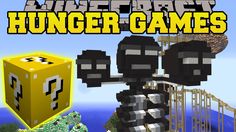 an image of a video game with the title minecraft hunger games on top of it