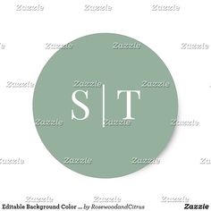 a green circle with the letter s and t in white font on it, surrounded by smaller letters