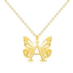 PRICES MAY VARY. 🦋GOLD BUTTERFLY LETTER A NECKLACE🦋The gold butterfly letter "A" necklace stands out with its captivating and exquisite design. The pendant features a chunky letter "A" adorned with hollow butterfly wings, combining the bold lines of the letter with the delicate butterfly elements, creating a unique and elegant look. The chain is designed with a simple cable chain, adding a touch of elegance while ensuring comfortable wear. 🦋CHUNKY LETTER PENDANT NECKLACE🦋Whether paired with Butterfly Necklaces For Birthday And Mother's Day, Butterfly Charm Necklace For Mother's Day Anniversary, Butterfly Charm Necklace For Anniversary And Mother's Day, Silver Butterfly Necklace For Birthday, Butterfly Necklace For Birthday And Mother's Day, Anniversary Butterfly Charm Necklace For Mother's Day, Mother's Day Anniversary Necklace With Butterfly Charm, Personalized Gold Butterfly Necklace For Mother's Day, Gold Necklace With Adjustable Chain For Birthday