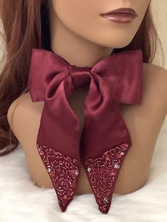 Elegant Red Bow With Butterfly Knot, Elegant Fitted Bow As Gift, Elegant Fitted Bow For Gift, Elegant Red Bow For Gift, Elegant Red Adjustable Bow, Elegant Pink Bow For Gift, Elegant Red Satin Bow, Elegant Adjustable Bow For Wedding, Elegant Bow Ties For Gifts