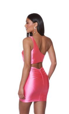 This homecoming dress will define your figure just right! 4705, is made in satin fabric giving it an elegant and timeless look. A one-shoulder neckline and back cutout complete this look! Perfect for Homecoming, girls night out, Wedding guest and much more! Fitted One Shoulder Dress With Satin Finish For Party, Fitted One-shoulder Satin Prom Dress, One Shoulder Fitted Satin Wedding Dress, Fitted One-shoulder Satin Evening Dress, Fitted One-shoulder Dress With Satin Finish And Asymmetrical Neckline, Glamorous Fitted Satin One Shoulder Dress, Glamorous Satin One-shoulder Fitted Dress, Glamorous Fitted Satin One-shoulder Dress, Fitted One-shoulder Satin Dress