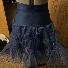 50s Petticoat Skirts Women Vintage Tutu Underkirt Retro Crinoline. Never Worn. Skirts Women, Women Vintage, Petticoat, Get Dressed, Women's Intimates, Vintage Ladies, Womens Skirt, Color Blue, Slip On