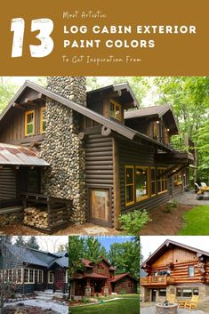 log cabin exterior paint colors to get inspired from in this post, we'll show you how to use the most natural materials