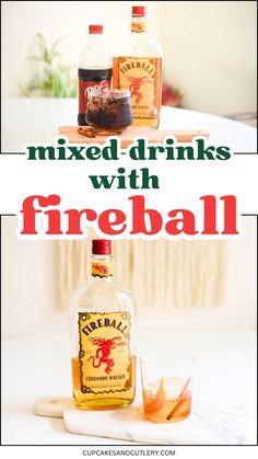 Calling all cinnamon lovers! These Fireball cocktails are packed with bold flavor and are surprisingly easy to make. Perfect for parties, gatherings, or solo sips! Fireball Cocktail Recipes, Fun Mixed Drinks, Fireball Mixed Drinks, Fireball Cocktails, Kid Drinks Recipes, Cinnamon Cocktail, Fireball Drinks, Cider Cocktail Recipes, Eggnog Drinks