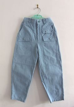 VINTAGE 80's, nice summer pants, soft cotton fabric, faded light blue color shade, elasticated waist at the back, side pockets + fake falp pockets with snap buttons, made in Spain.  New old stock ( washed once ) Size 6 years Thank you for your visit Summer Pants, Light Blue Color, Summer Cotton, Color Shades, Boy's Clothing, Cotton Fabric, Light Blue, Bathing Beauties, Trousers