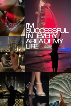 i'm successful in every area of my life - collage with images and words