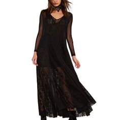 Hah Hot As Hell Mama C Maxi Dress* Nwt Size Small (Fits Up To A Large) Retail $398 Pit To Pit 21” Shoulders 17” Length 48”-52” Sleeves 21” Black Mesh & Lace Dress (Slip Underneath Not Included) Full Maxi Silhouette Sheer 100% Nylon Machine Washable Imported *Stock Photo To Show Fit/Style - The Remaining Pics Are Of Actual Listed Item Black Lace Maxi Dress, Tropical Maxi Dress, Maxi Slip Dress, Pleated Maxi Dress, Satin Maxi Dress, Lace Maxi, Style Maxi Dress, Long Sleeve Maxi, Lace Maxi Dress