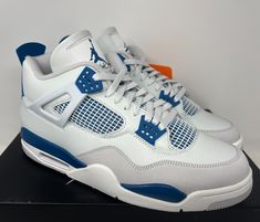 Nike Air Jordan 4 Retro 2024 AJ4 Military Blue Shoes FV5029-141 Size 13 Casual Air Jordan 4 Lace-up Breathable, Casual Air Jordan 4 For Light Sports, Casual Air Jordan 4 Mid-top For Light Sports, Air Jordan 4 For Sports, Air Jordan 4 Sports Shoes With White Sole, Air Jordan 4 Breathable For Light Sports, Casual Air Jordan 4 Breathable Mid-top Sneakers, Air Jordan 4 Breathable Synthetic For Light Sports, Casual Air Jordan 4 Mid-top Breathable