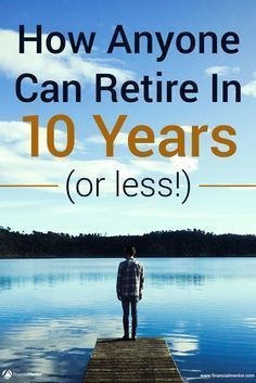 a person standing on a dock with the words how anyone can return in 10 years or less