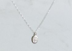 Miraculous Medal necklace. sterling silver, gold filled, or 14k gold. Virgin Mary oval medal necklace. # Blessed Virgin Mary Holy Mother Spiritual Miraculous Medal Oval Pendant Jewelry, Oval Our Lady Of Guadalupe Jewelry Gift, Spiritual Oval Pendant Jewelry With Miraculous Medal, Oval Miraculous Medal Necklace As Gift, Spiritual Oval Miraculous Medal Necklace, Oval Our Lady Of Guadalupe Necklace Gift, Oval Our Lady Of Guadalupe Necklace For Gift, Sterling Silver Oval Necklace With Miraculous Medal, Oval Sterling Silver Necklaces With Miraculous Medal