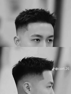 Asian Haircut Men Undercut, Potongan Rambut Pria Hair Style, Bad Boy Haircut, Haircut For Men 2024, ဆံပင်ပုံစံ Boy, Army Haircut Men, Modern Quiff Haircut, Man Haircut 2024, Short Korean Haircut