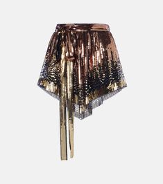 Find RABANNE Sequined Shorts on Editorialist. Material: 100% polyamide. Care instructions: dry clean. Made in Madagascar . Designer color name: Navy. Material II: 74% acetate, 26% silk. Embroidered Denim Shorts, Sequin Crop Top, Studded Denim, Tailored Shorts, Sequin Shorts, Color Name, Embroidered Denim, Paco Rabanne, Knit Shorts