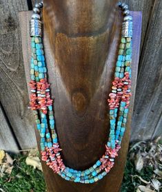 Sterling Silver Multi Strand Blue Green Turquoise Spiny Bead Necklace 24 inch Best Offers Accepted! Southwestern Multi-strand Necklaces With Large Beads, Artisan Turquoise Multi-strand Necklace, Southwestern Multi-strand Polished Beaded Necklaces, Southwestern Multi-strand Large Bead Necklaces, Hand-strung Multi-strand Turquoise Necklace Gift, Southwestern Multi-strand Necklace With Large Beads, Southwestern Multi-strand Jewelry With Colorful Beads, Artisan Blue Jewelry With Large Beads, Southwestern Multi-strand Colorful Beads Jewelry