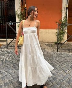 Casual Loose Summer Boho Maxi Dress · Shop Zola · Online Store Powered by Storenvy Summer Maxi Dress Boho, 2000s Fashion Trends, Boho Maxi, Versatile Dresses, Boho Maxi Dress, Boho Summer, 2000s Fashion, Y2k Fashion, Stunning Dresses