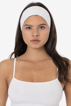 This face-framing 3" headband keeps your hair neat and pulled back whenever you need. Constructed of a stretchy cotton spandex jersey that is machine washable. Made in USA. More colors coming soon. *Each pack contains 3 headbands. | 3 Pack Extra Wide Cotton Spandex Headband for Women in Black/White/Heather Grey Spaghetti Crop Top, Denim Short Jumpsuit, Dinner Rotation, Women In Black, Garment Manufacturing, White Heather, Headband For Women, Headband Styles, Face Framing