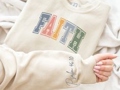 Faith Sweatshirt, Believe Sweatshirt, Trust Confidence Sweatshirt, Trendy Hoodie, Bible Verse Sweater, Jesus Aesthetic Hoodie, Christian  ABOUT US: ---------------- Welcome to Simply Shamy Designs Are you looking for customized soft/lovely/comfy apparels for your loved ones?  You found the right place! Customer service is always our priority. If you have any questions, please feel free to message. We will respond to you asap.  HOW TO ORDER: ----------------------- * Select your sweatshirt/hoodie Long Sleeve Hoodie With Lettering For Fall, Hooded Sweatshirt With Lettering For Fall, Hooded Fall Sweatshirt With Lettering, Relaxed Fit Hoodie With Lettering, Relaxed Fit Long Sleeve Hoodie With Lettering, Relaxed Fit Long Sleeve Hoodie, Pre-shrunk Cotton Long Sleeve Hoodie, Comfortable Fit Long Sleeve Hoodie With Graphic Print, Comfortable Long Sleeve Hoodie With Graphic Print