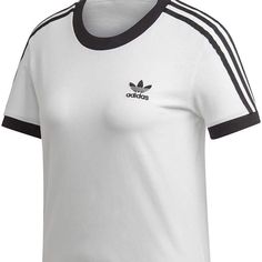 Brand New, With Tags, Plus Size Adidas Women’s White With Black Detail Short Sleeve Shirt Trendy White Top With Three Stripes, Trendy White Tops With Three Stripes, Basic Short Sleeve Tops With Three Stripes, Adidas Three Stripes Summer Tops, Adidas Summer Tops With Three Stripes, White Adidas Top For Spring, White Tops With Three Stripes Branding For Spring, White Short Sleeve Tops With Three Stripes, Basic Adidas Tops With Three Stripes