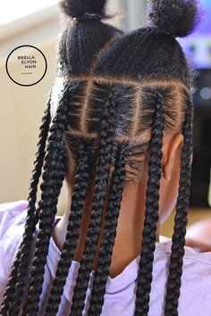 Quick Braid Styles Black Hair Kids, Plat Hairstyles, Box Braids Hairstyles Medium, Box Braids For Kids, Braid Length