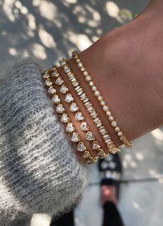 14kt gold heart diamond tennis bracelet– Luna Skye Luna Skye, Luxury Birthday, Diamond Tennis Bracelet, Jewelry Luxury, Heart Diamond, Nail Jewelry, Classy Jewelry, Stacked Jewelry